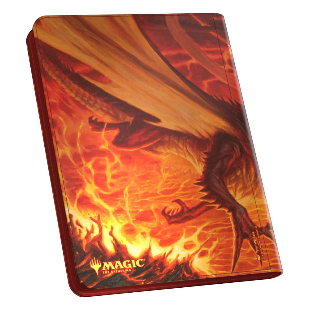 Ultimate Guard Zipfolio 18-Pocket Xenoskin (360 double-sleeved cards) Magic: The Gathering "Tarkir: Dragonstorm" - Magmatic Hellkite